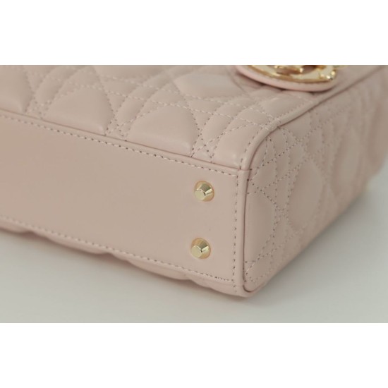 Miglior Falso Dior Mini Borsa Lady Dior Cannage Beige Economiche Premium