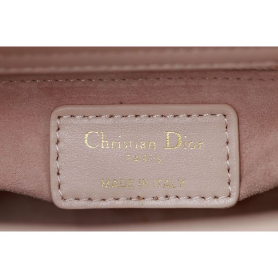 Miglior Falso Dior Mini Borsa Lady Dior Cannage Beige Economiche Premium