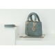Migliore Repliche Dior Mini Borsa Lady Dior Cannage Blu Economiche Outlet Online