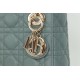 Migliore Repliche Dior Mini Borsa Lady Dior Cannage Blu Economiche Outlet Online
