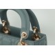 Migliore Repliche Dior Mini Borsa Lady Dior Cannage Blu Economiche Outlet Online