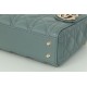 Migliore Repliche Dior Mini Borsa Lady Dior Cannage Blu Economiche Outlet Online