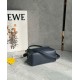 Replica Borsa Loewe Puzzle Mini Pelle di vitello granulata blu navy
