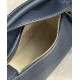 Replica Borsa Loewe Puzzle Mini Pelle di vitello granulata blu navy