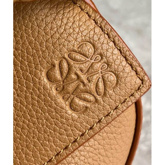 Loewe Puzzle Mini Bag Pelle di vitello granulata toffee