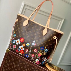 Replica perfetta Borsa Louis Vuitton LV x TM Neverfull MM Monogram Canvas M13271 Imitazione Outlet Online
