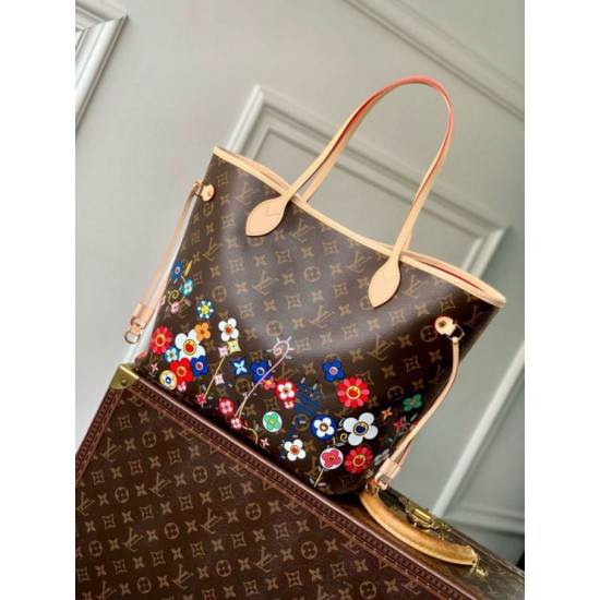Replica perfetta Borsa Louis Vuitton LV x TM Neverfull MM Monogram Canvas M13271 Imitazione Outlet Online