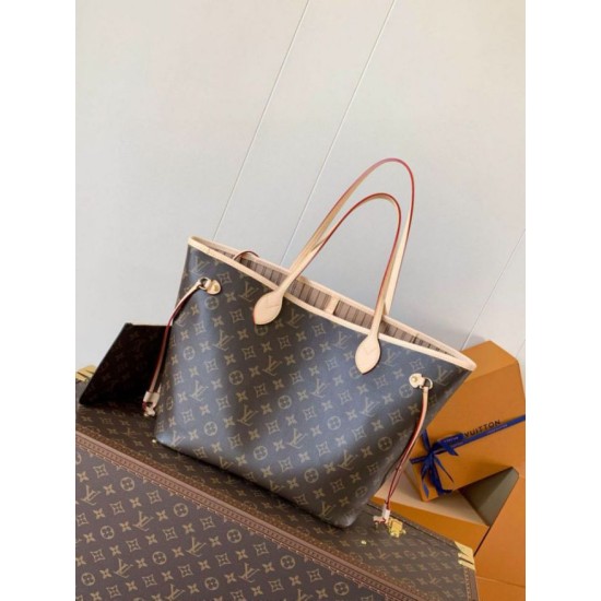 Replica perfetta Borsa Louis Vuitton Neverfull MM Monogram Canvas M46975 Imitazione Outlet Online