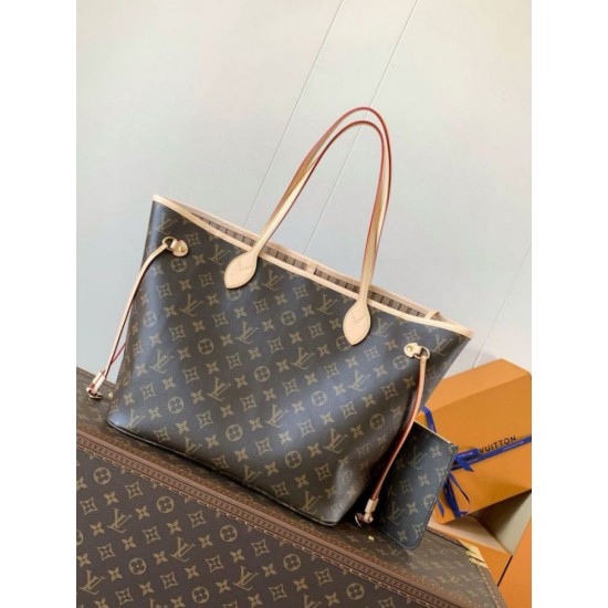 Replica perfetta Borsa Louis Vuitton Neverfull MM Monogram Canvas M46975 Imitazione Outlet Online