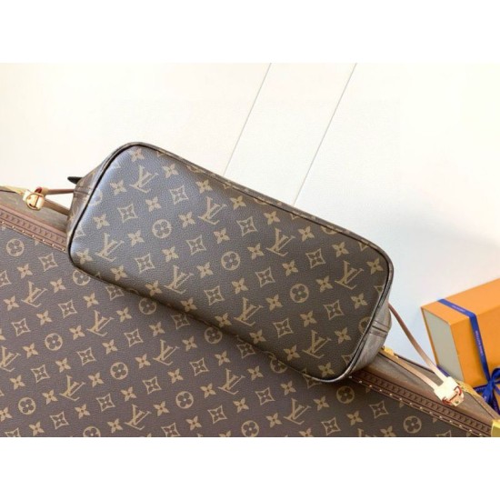Replica perfetta Borsa Louis Vuitton Neverfull MM Monogram Canvas M46975 Imitazione Outlet Online