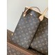 Replica perfetta Borsa Louis Vuitton Neverfull MM Monogram Canvas M46975 Imitazione Outlet Online