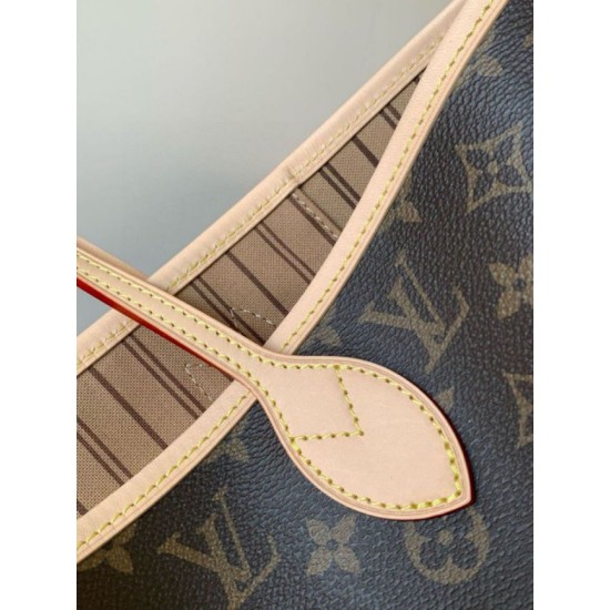 Replica perfetta Borsa Louis Vuitton Neverfull MM Monogram Canvas M46975 Imitazione Outlet Online