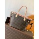 Migliore Repliche Borsa Louis Vuitton Neverfull MM Monogram Canvas M46987 Economiche Outlet Online