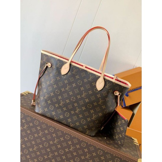 Migliore Repliche Borsa Louis Vuitton Neverfull MM Monogram Canvas M46987 Economiche Outlet Online
