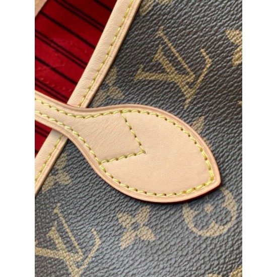 Migliore Repliche Borsa Louis Vuitton Neverfull MM Monogram Canvas M46987 Economiche Outlet Online