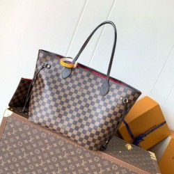 Miglior Falso Borsa Louis Vuitton Neverfull MM Damier Ebene Canvas N40599 Economiche Premium