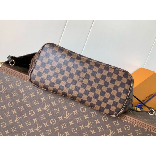 Miglior Falso Borsa Louis Vuitton Neverfull MM Damier Ebene Canvas N40599 Economiche Premium
