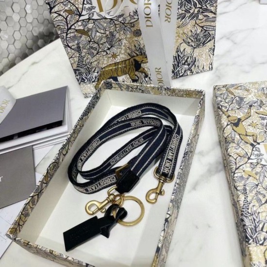 Replica perfetta Dior Tracolla Micro Regolabile Blu Imitazione Outlet Online