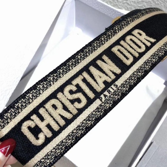 Replica perfetta Christian Dior Tracolla Nero Imitazione Outlet Online