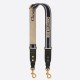 Replica perfetta Dior Tracolla Regolabile con Ricamo Obliquo Blu Imitazione Outlet Online