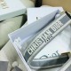 Dior Tracolla Regolabile con Ricamo Grigio Replica originale di alta qualità Migliore Repliche Dior Tracolla Regolabile con Ricamo Grigio Economiche Outlet Online