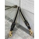 Migliore Repliche Dior Tracolla Regolabile con Ricamo Anello Nero Economiche Outlet Online