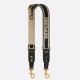 Migliore Repliche Dior Tracolla Regolabile con Ricamo Anello Nero Economiche Outlet Online