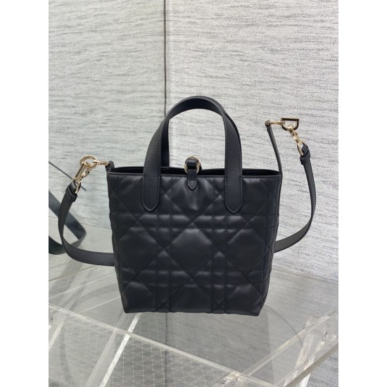 Miglior Falso Borsa tote verticale Dior piccola/media Dior Toujours nera Economiche Premium