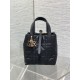 Miglior Falso Borsa tote verticale Dior piccola/media Dior Toujours nera Economiche Premium