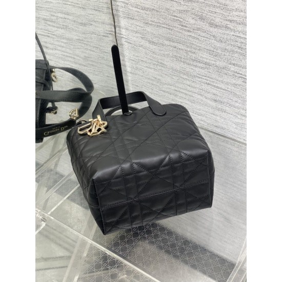 Miglior Falso Borsa tote verticale Dior piccola/media Dior Toujours nera Economiche Premium