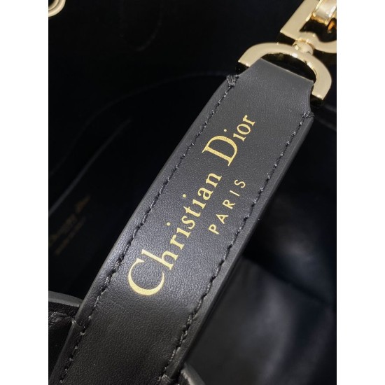Miglior Falso Borsa tote verticale Dior piccola/media Dior Toujours nera Economiche Premium