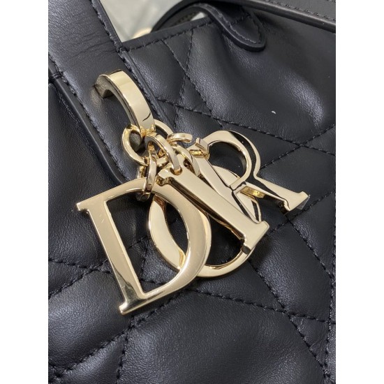 Miglior Falso Borsa tote verticale Dior piccola/media Dior Toujours nera Economiche Premium