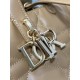 Perfette Qualità Repliche Borsa tote verticale Dior piccola/media Dior Toujours marrone Imitazione