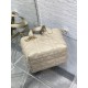 Perfette Qualità Repliche Borsa tote verticale Dior piccola/media Dior Toujours albicocca Imitazione