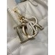 Perfette Qualità Repliche Borsa tote verticale Dior piccola/media Dior Toujours albicocca Imitazione