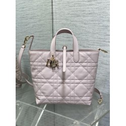 Miglior Falso Borsa tote verticale Dior piccola/media Dior Toujours rosa Economiche Premium
