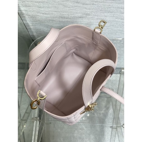 Miglior Falso Borsa tote verticale Dior piccola/media Dior Toujours rosa Economiche Premium