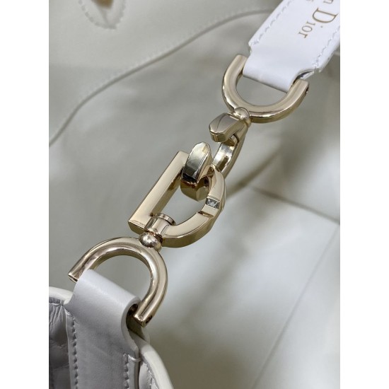 Migliore Repliche Borsa tote verticale Dior piccola/media Dior Toujours bianca Economiche Outlet Online