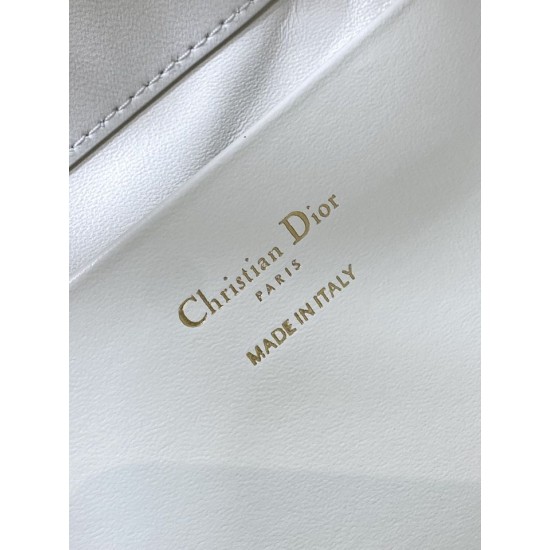 Migliore Repliche Borsa tote verticale Dior piccola/media Dior Toujours bianca Economiche Outlet Online