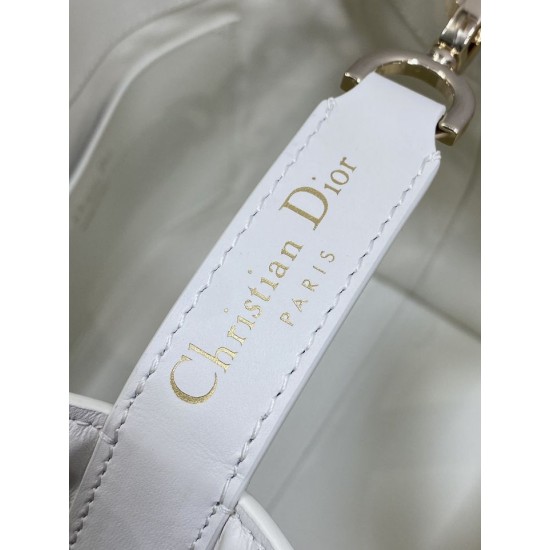 Migliore Repliche Borsa tote verticale Dior piccola/media Dior Toujours bianca Economiche Outlet Online