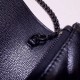 Migliore Repliche Portafoglio a catena Envelope YSL Saint Laurent WOC Tutto nero Economiche Outlet Online