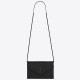 Migliore Repliche Portafoglio a catena Envelope YSL Saint Laurent WOC Tutto nero Economiche Outlet Online