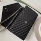 Perfette Qualità Repliche Portafoglio YSL Saint Laurent WOC Monogram Chain Noir Imitazione