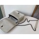 Miglior Falso Portafoglio a catena Niki YSL Saint Laurent WOC Bianco Crinkled Economiche Premium