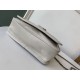 Miglior Falso Portafoglio a catena Niki YSL Saint Laurent WOC Bianco Crinkled Economiche Premium