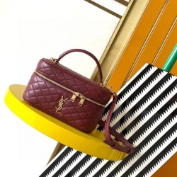 Miglior Falso Borsa mini Vanity Gaby YSL Saint Laurent Bordeaux Economiche Premium