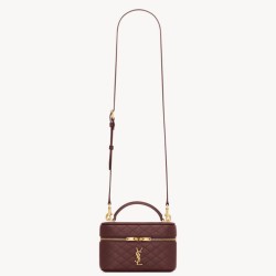 Miglior Falso Borsa mini Vanity Gaby YSL Saint Laurent Bordeaux Economiche Premium