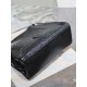 Migliore Repliche Borsa shopping grande vintage stropicciata YSL Saint Laurent Niki Nero Economiche Outlet Online