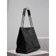 Migliore Repliche Borsa shopping grande vintage stropicciata YSL Saint Laurent Niki Nero Economiche Outlet Online