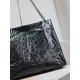 Migliore Repliche Borsa shopping grande vintage stropicciata YSL Saint Laurent Niki Nero Economiche Outlet Online